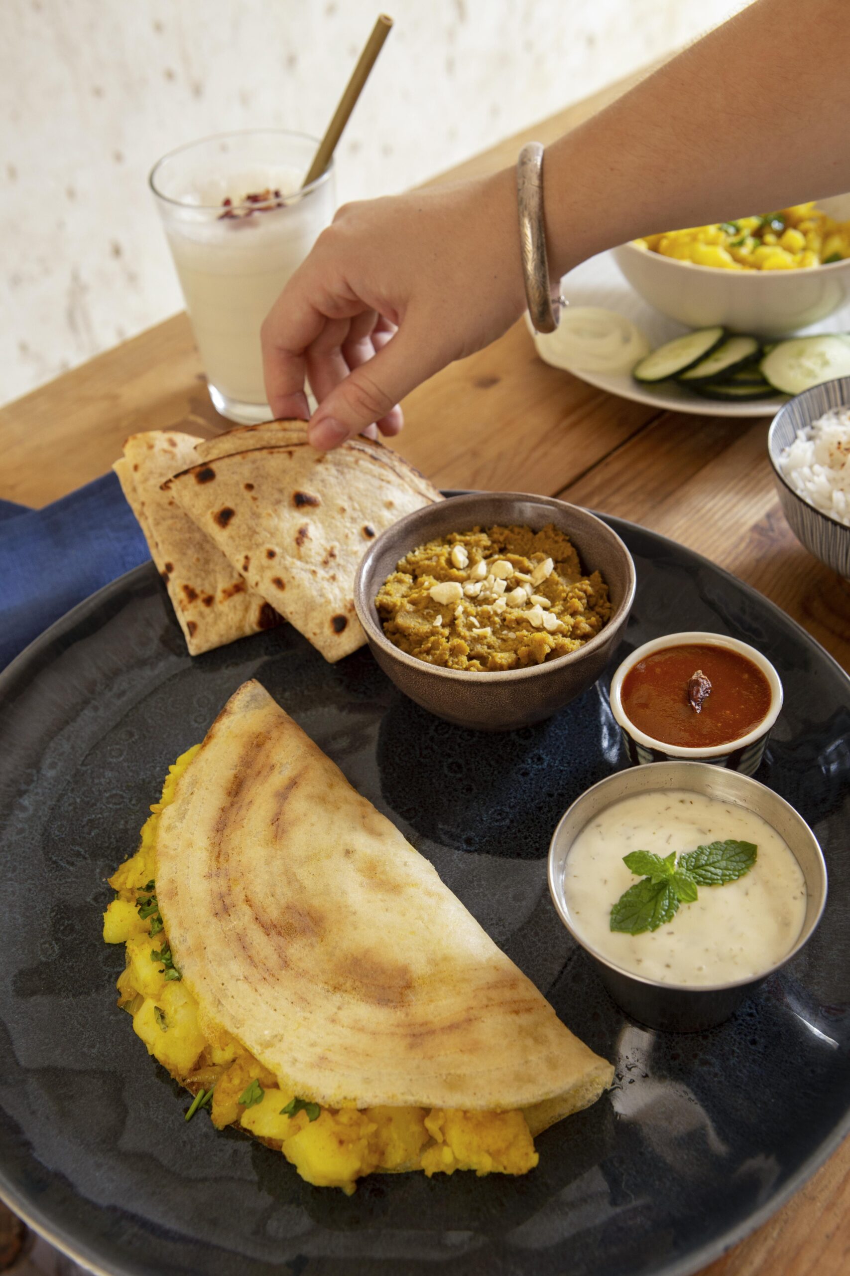 delicious-indian-dosa-assortment